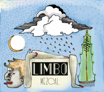 Ilustración de la etiqueta del mezcal Espadín